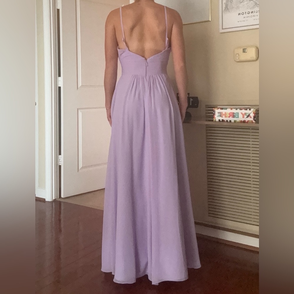 Elegant Lavender Evening Gown - Picture 3 of 3